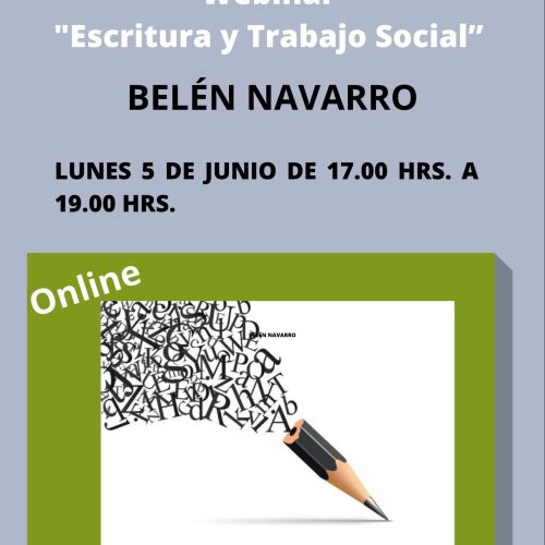 Portada - Webinar escritura y trabajo social